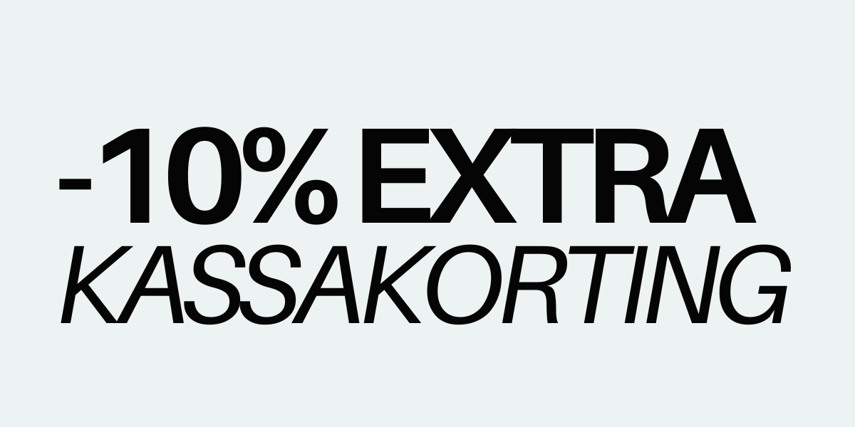 10% extra kassakorting 10% extra kassakorting
