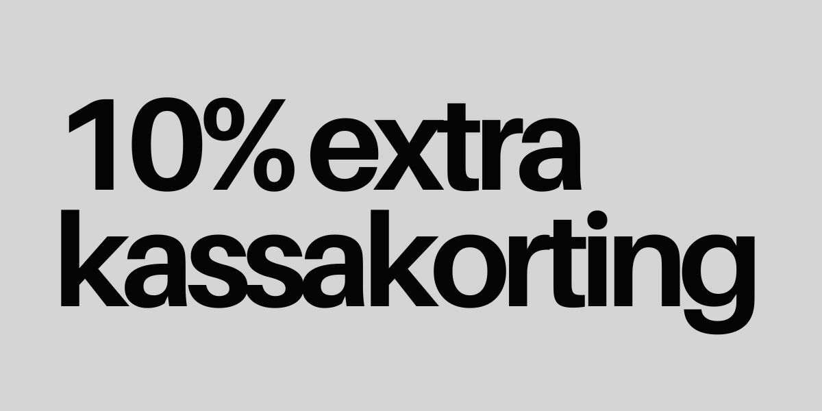 10% extra kassakorting